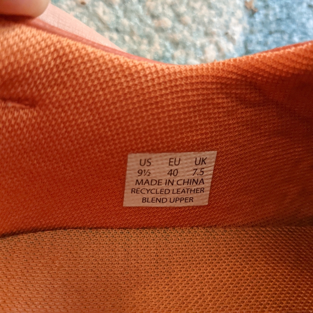 Ponto Shoes Orange Oxfords Women's 9.5 - Picture 2 of 3